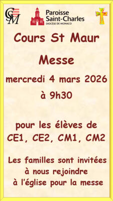 Messe Cours St Maur